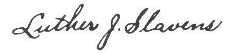 Luther's signature.