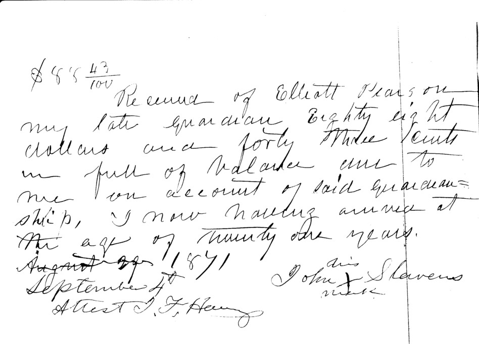John Slavens guardianship