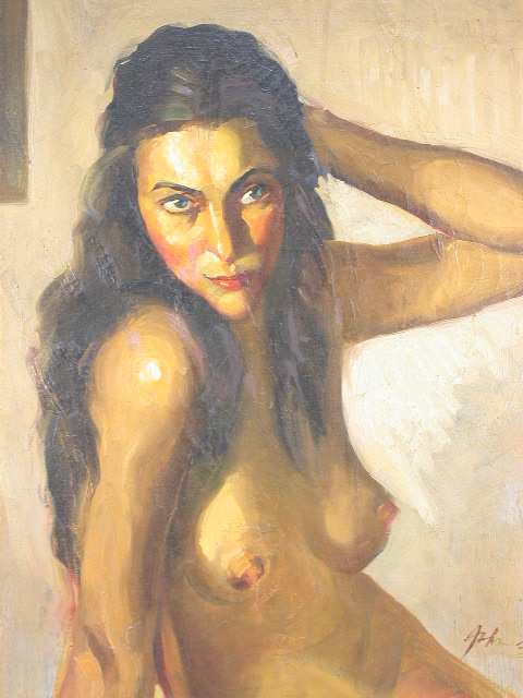 John Slavin painting